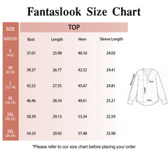 Fantaslook V Neck Button Sweatshirt for Women Pullover Long Sleeve Shirts Fall Fashion Tunic Tops