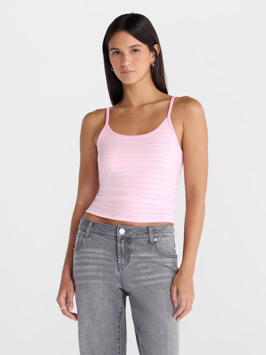 No Boundaries Women's Scoop Neck Camisole, Sizes XXS-XXL