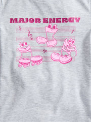 Wonder Nation Girls Embroidered Graphic T-Shirt with Short Sleeves, Sizes 4-18 & Plus