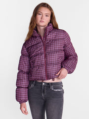 No Boundaries Bubble Hem Puffer Jacket, Women's and Women's Plus XXS-4X
