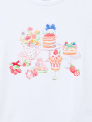 Wonder Nation Girls Embroidered Graphic T-Shirt with Short Sleeves, Sizes 4-18 & Plus