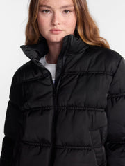 No Boundaries Bubble Hem Puffer Jacket, Women's and Women's Plus XXS-4X