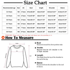 Mikilon Girls ClothesSize 3-8 Plus Velvet and Thicken Clothes Comfortable Cute Printed Long Sleeve Shirts Fall and Winter Casual Thermal Pullover Sweatshirts