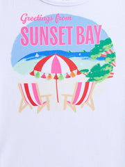 Wonder Nation Girls Embroidered Graphic T-Shirt with Short Sleeves, Sizes 4-18 & Plus