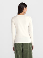 No Boundaries Women's Long-Sleeve Crewneck Tee