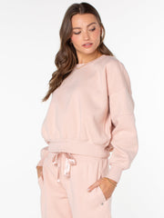 Celebrity Pink Women's and Women's Plus Oversized Boyfriend Sweatshirt, Sizes XS-4X