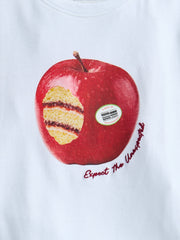 Wonder Nation Girls Embroidered Graphic T-Shirt with Short Sleeves, Sizes 4-18 & Plus
