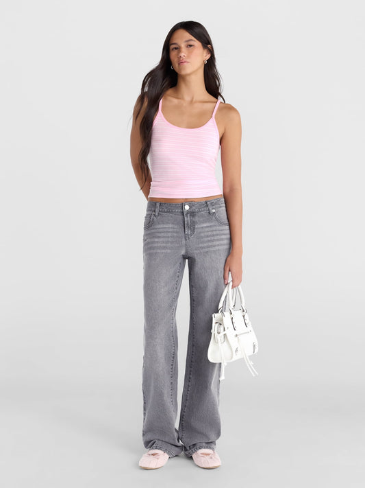 No Boundaries Women's Scoop Neck Camisole, Sizes XXS-XXL