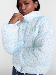 No Boundaries Bubble Hem Puffer Jacket, Women's and Women's Plus XXS-4X