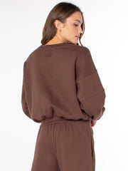 Celebrity Pink Women's and Women's Plus Oversized Boyfriend Sweatshirt, Sizes XS-4X