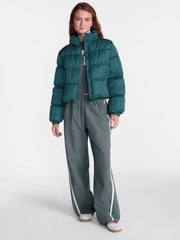 No Boundaries Bubble Hem Puffer Jacket, Women's and Women's Plus XXS-4X