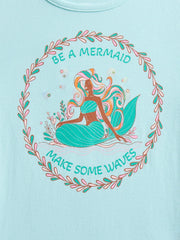 Wonder Nation Girls Embroidered Graphic T-Shirt with Short Sleeves, Sizes 4-18 & Plus