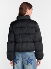 No Boundaries Bubble Hem Puffer Jacket, Women's and Women's Plus XXS-4X