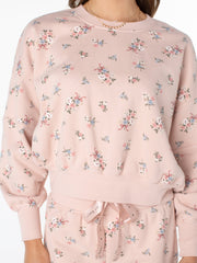 Celebrity Pink Women's and Women's Plus Oversized Boyfriend Sweatshirt, Sizes XS-4X