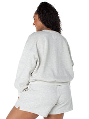 Celebrity Pink Women's and Women's Plus Oversized Boyfriend Sweatshirt, Sizes XS-4X