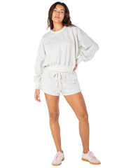 Celebrity Pink Women's and Women's Plus Oversized Boyfriend Sweatshirt, Sizes XS-4X