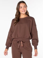 Celebrity Pink Women's and Women's Plus Oversized Boyfriend Sweatshirt, Sizes XS-4X