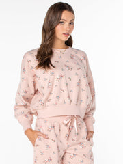 Celebrity Pink Women's and Women's Plus Oversized Boyfriend Sweatshirt, Sizes XS-4X