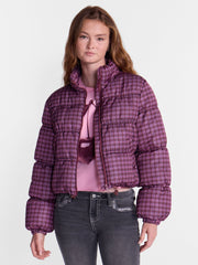 No Boundaries Bubble Hem Puffer Jacket, Women's and Women's Plus XXS-4X