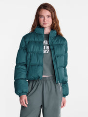 No Boundaries Bubble Hem Puffer Jacket, Women's and Women's Plus XXS-4X