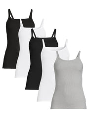 No Boundaries Ribbed Cami Top, Women's XXS-XXL