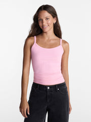 No Boundaries Ribbed Cami Top, Women's XXS-XXL