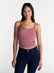 No Boundaries Women's Scoop Neck Camisole, Sizes XXS-XXL