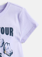 Wonder Nation Girls Embroidered Graphic T-Shirt with Short Sleeves, Sizes 4-18 & Plus