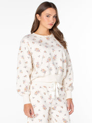 Celebrity Pink Women's and Women's Plus Oversized Boyfriend Sweatshirt, Sizes XS-4X