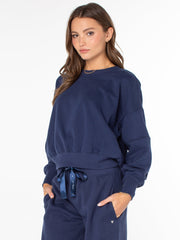 Celebrity Pink Women's and Women's Plus Oversized Boyfriend Sweatshirt, Sizes XS-4X