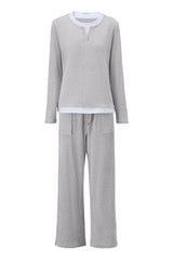 UVN Fall 2 Peice outfit set for Women Color Block Tops and Wide Leg Pants Ladies Sweatsuit Casual Matching Set