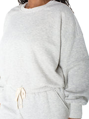 Celebrity Pink Women's and Women's Plus Oversized Boyfriend Sweatshirt, Sizes XS-4X