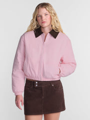 No Boundaries Boxy Puffer Barn Jacket, Women's and Women's Plus XXS-4X