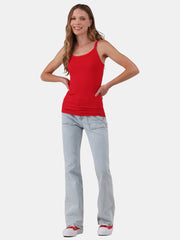 No Boundaries Ribbed Cami Top, Women's XXS-XXL