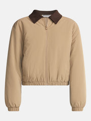 No Boundaries Boxy Puffer Barn Jacket, Women's and Women's Plus XXS-4X