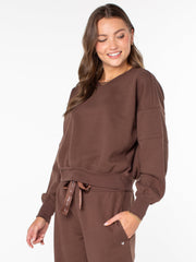 Celebrity Pink Women's and Women's Plus Oversized Boyfriend Sweatshirt, Sizes XS-4X