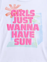 Wonder Nation Girls Embroidered Graphic T-Shirt with Short Sleeves, Sizes 4-18 & Plus