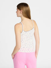No Boundaries Women's Pointelle Tank Top, Vivid White, Sizes XXS-XXL