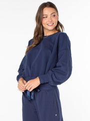 Celebrity Pink Women's and Women's Plus Oversized Boyfriend Sweatshirt, Sizes XS-4X