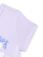 Wonder Nation Girls Embroidered Graphic T-Shirt with Short Sleeves, Sizes 4-18 & Plus